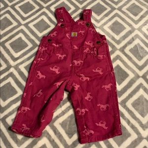Carhartt infant overalls- 9 month